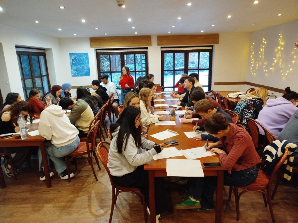 Participants in the Online Smart youth exchange