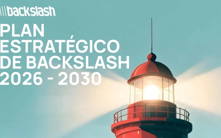 El faro de la portada del Plan Estratégico de BACKSLASH 2026-2030